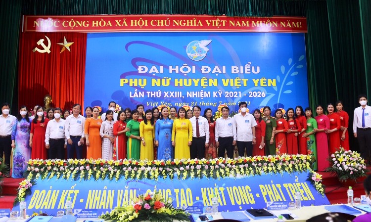 Đại hội đại biểu Hội LHPN huyện Việt Yên lần thứ XXIII, nhiệm kỳ 2021- 2026