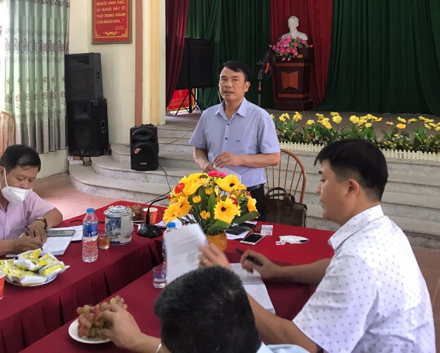 Thẩm tra các tiêu chí xã nông thôn mới nâng cao của xã Hương Mai