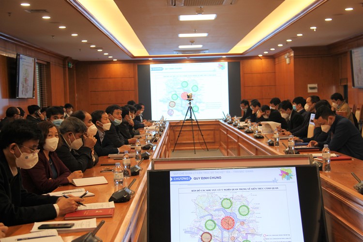 UBND huyện tổ chức Hội nghị công bố điều chỉnh cục bộ Quy hoạch chung xây dựng đô thị Việt Yên,...