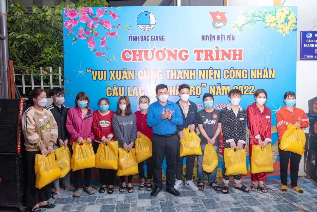 Bắc Giang: Tổ chức Chương trình “Vui Xuân cùng Thanh niên công nhân  Câu lạc bộ nhà trọ” năm 2022