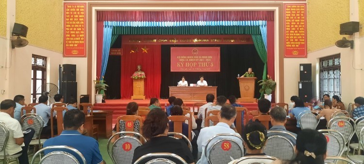 Hội đồng nhân dân xã ninh sơn tổ chức kỳ họp thứ 5 khóa xx, nhiệm kỳ 2021-2026.