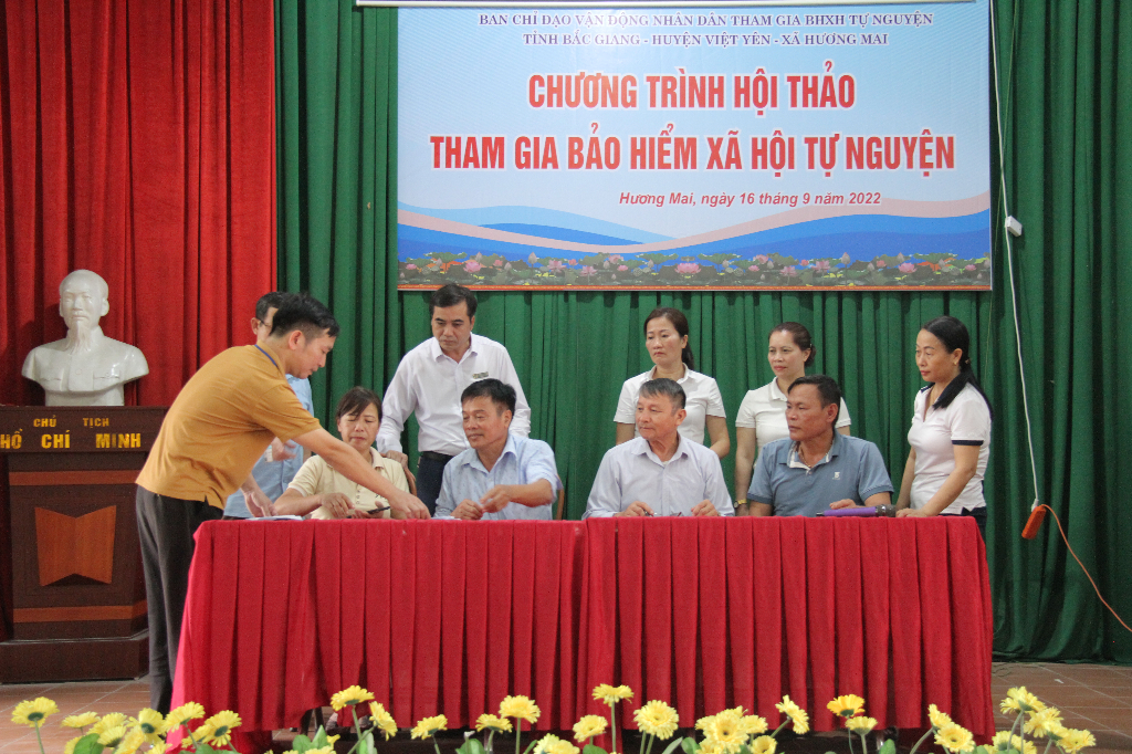Hương Mai tổ chức hội thảo tham gia BHXH tự nguyện
