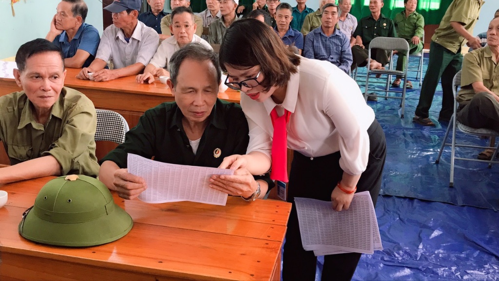 Năm ngày đầu tháng 10, Quảng Minh vận động được 14 người tham gia bảo hiểm xã hội