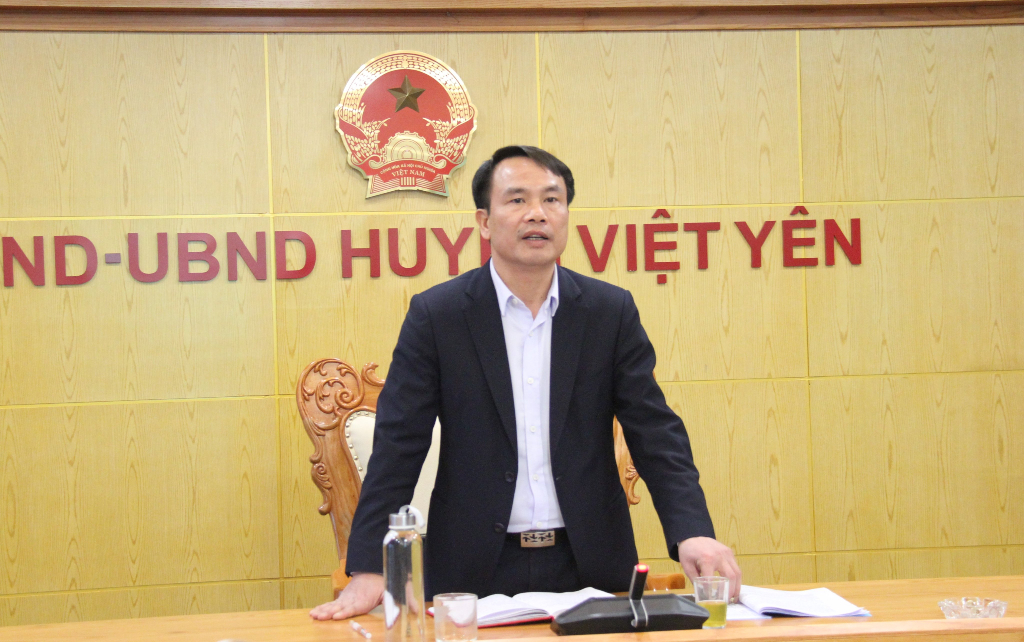 Ban đại diện HĐQT NHCSXH huyện Việt Yên tổng kết hoạt động năm 2022, triển khai nhiệm vụ năm 2023