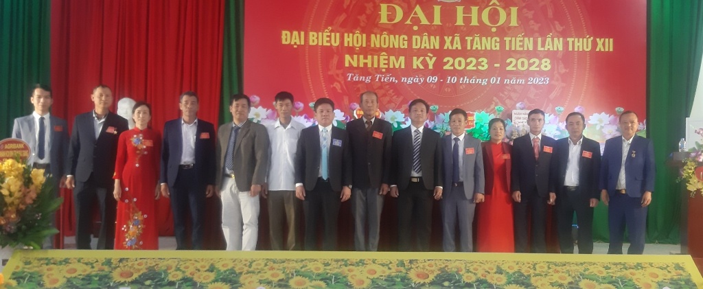 Đại hội đại biểu Hội Nông dân xã Tăng Tiến lần thứ XII, nhiệm kỳ 2023 - 2028