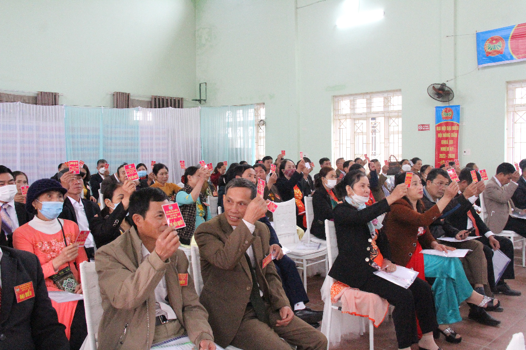 Hội Nông dân xã Trung Sơn tổ chức Đại hội đại biểu nhiệm kỳ 2023- 2028