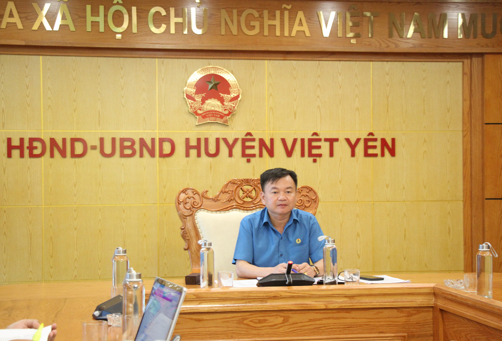 Thường trực HĐND huyện Việt Yên tổ chức Hội nghị nghe phản ánh kết quả tiếp xúc cử tri trước kỳ...