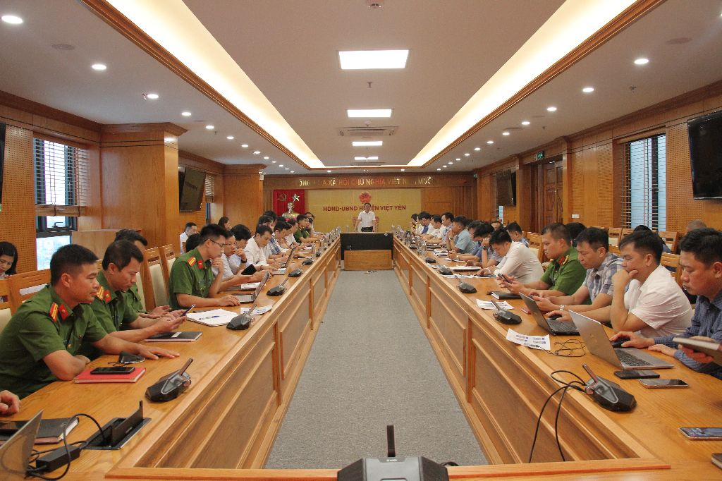 UBND huyện Việt Yên tổ chức Hội nghị sơ kết các mô hình chuyển đổi số