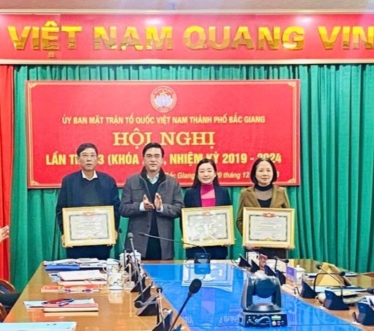Hội nghị Ủy ban MTTQ thành phố Bắc Giang lần thứ 13, khoá XXI, nhiệm kỳ 2019- 2024