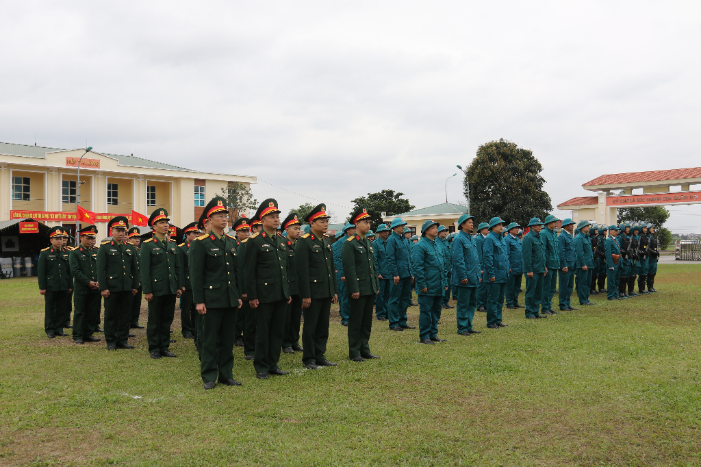 Đảng ủy - Ban Chỉ huy Quân sự thị xã Việt Yên tổ chức Lễ Ra quân huấn luyện và phát động phong...