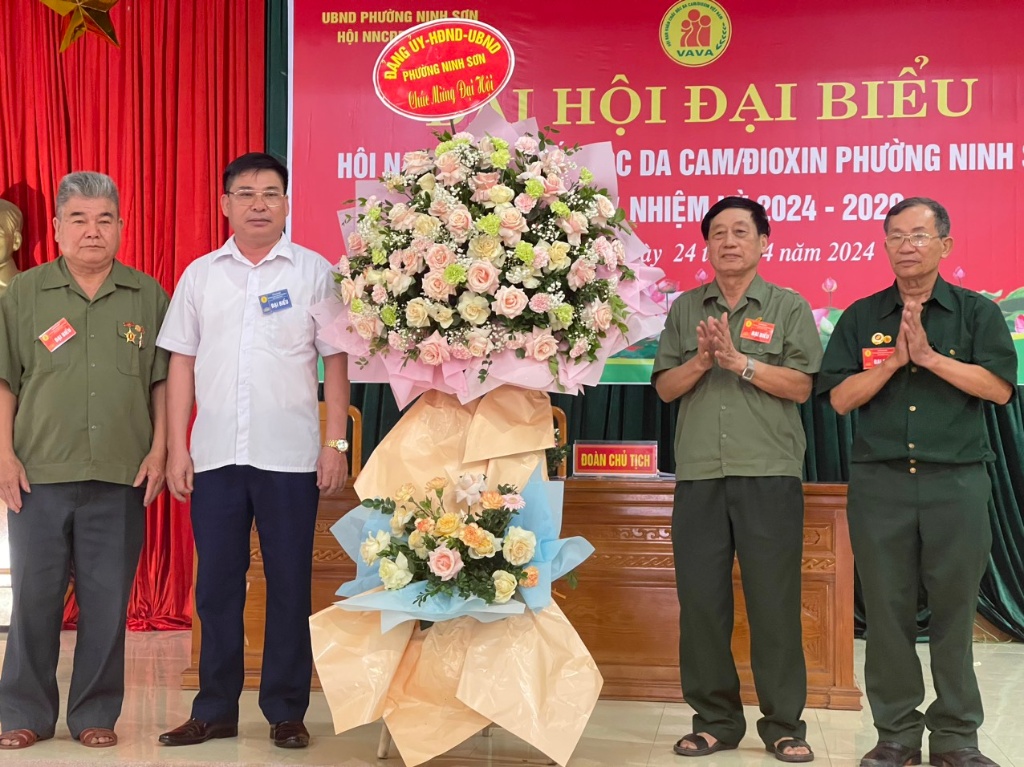 Đại hội đại biểu Hội nạn nhân chất độc da cam/Dioxin phường Ninh Sơn nhiệm kỳ 2024 – 2029