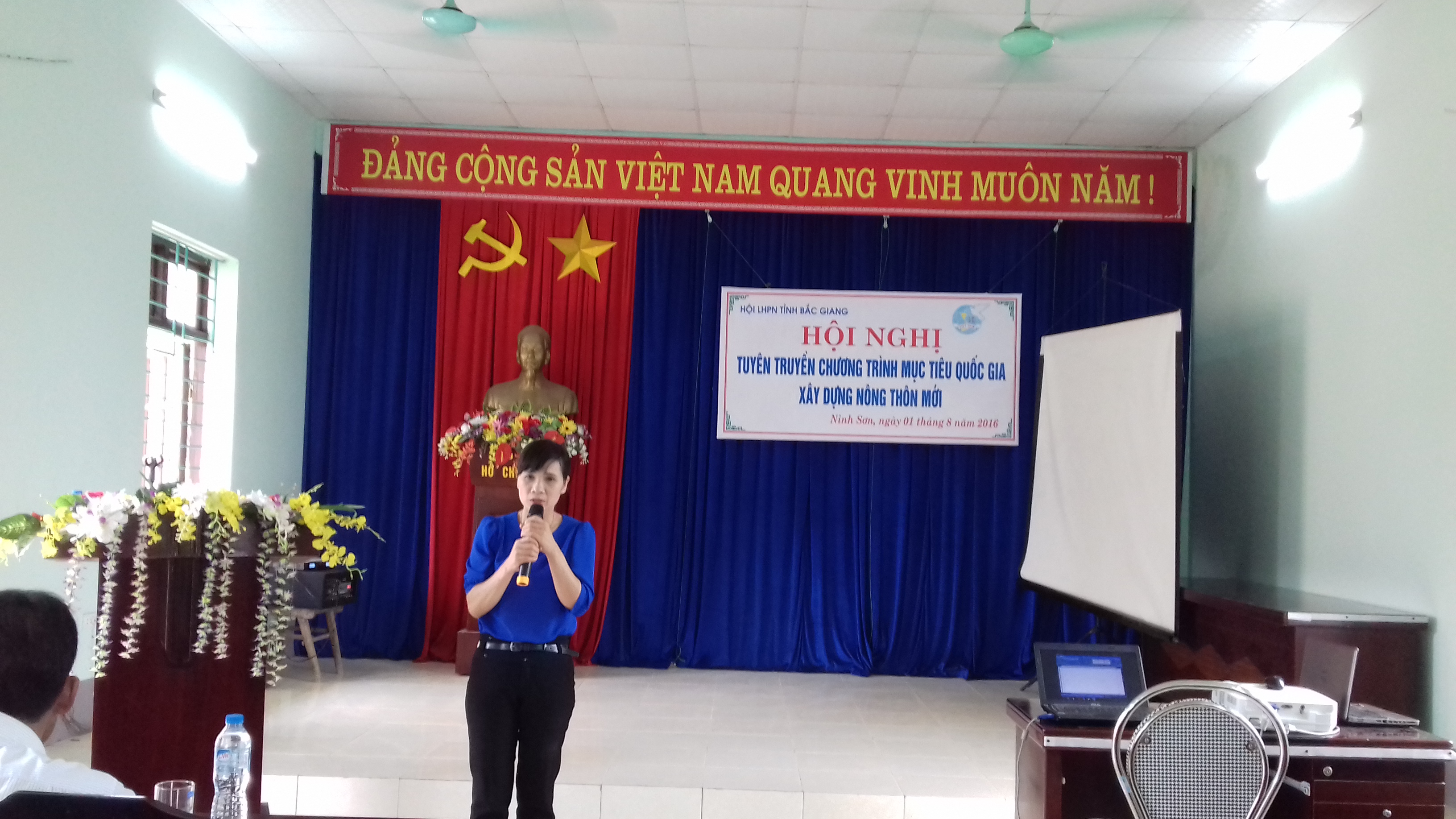Hội LHPN huyện Việt Yên phối hợp tổ chức hội nghị tập huấn tuyên truyền chương trình mục tiêu...