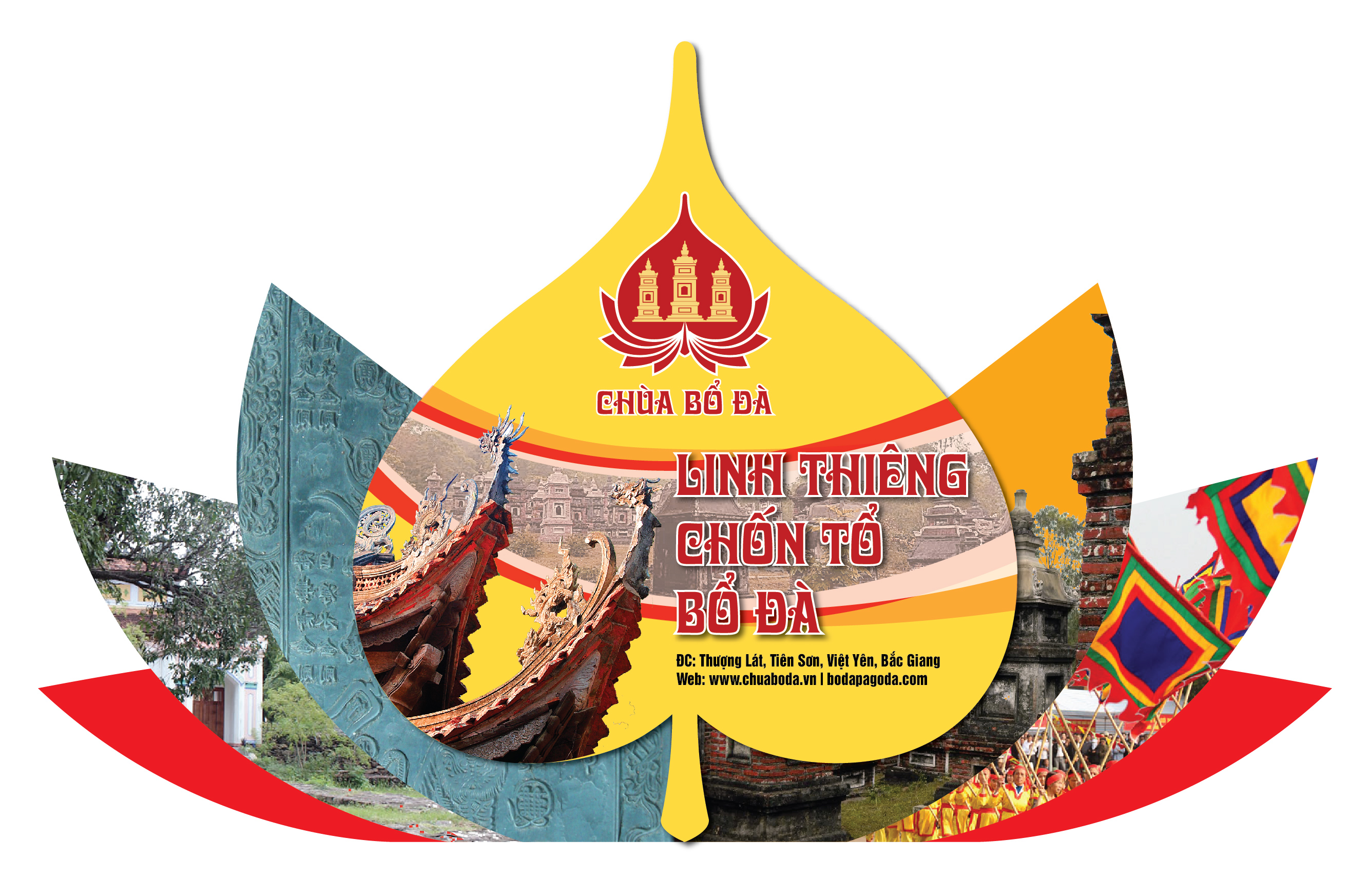 Thông báo hướng đi đến di tích Quốc gia đặc biệt chùa Bổ Đà xã Tiên Sơn, Việt Yên, tỉnh Bắc Giang
